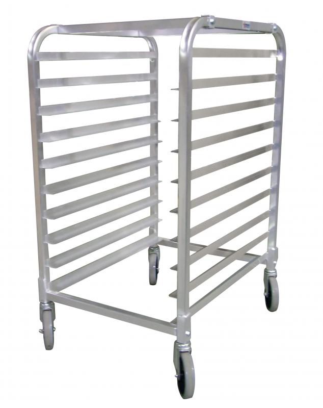 Aluminum Round Top Pan Rack with 10 slides and 3� spacing 1 Aluminum Round Top Pan Rack with 10 slides and 3� spacing